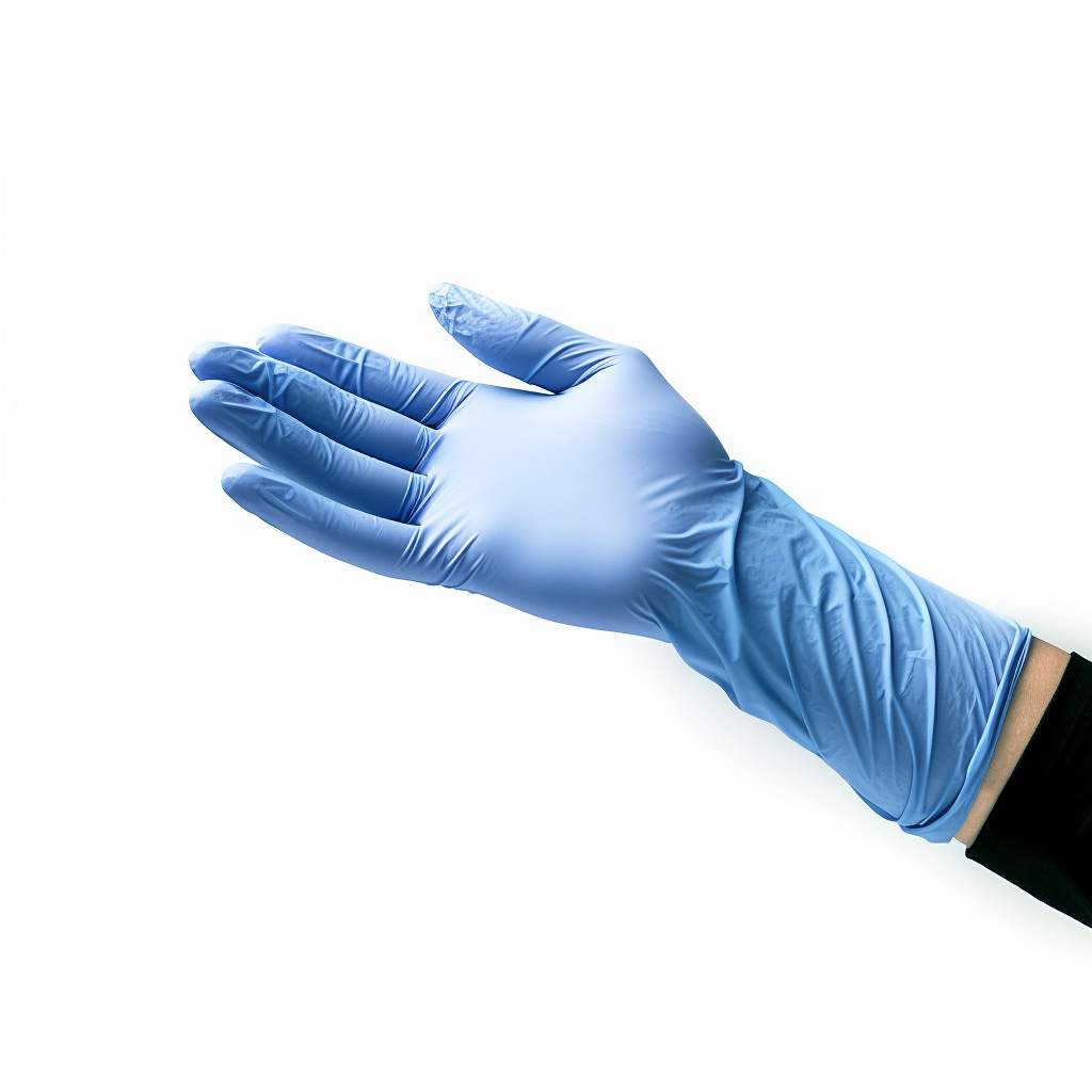 ニトリル手袋 ロングタイプ 青 粉無し | Nitrile Fit Gloves ロングタイプ